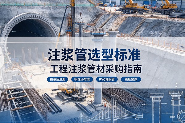 富裕注浆管选型标准